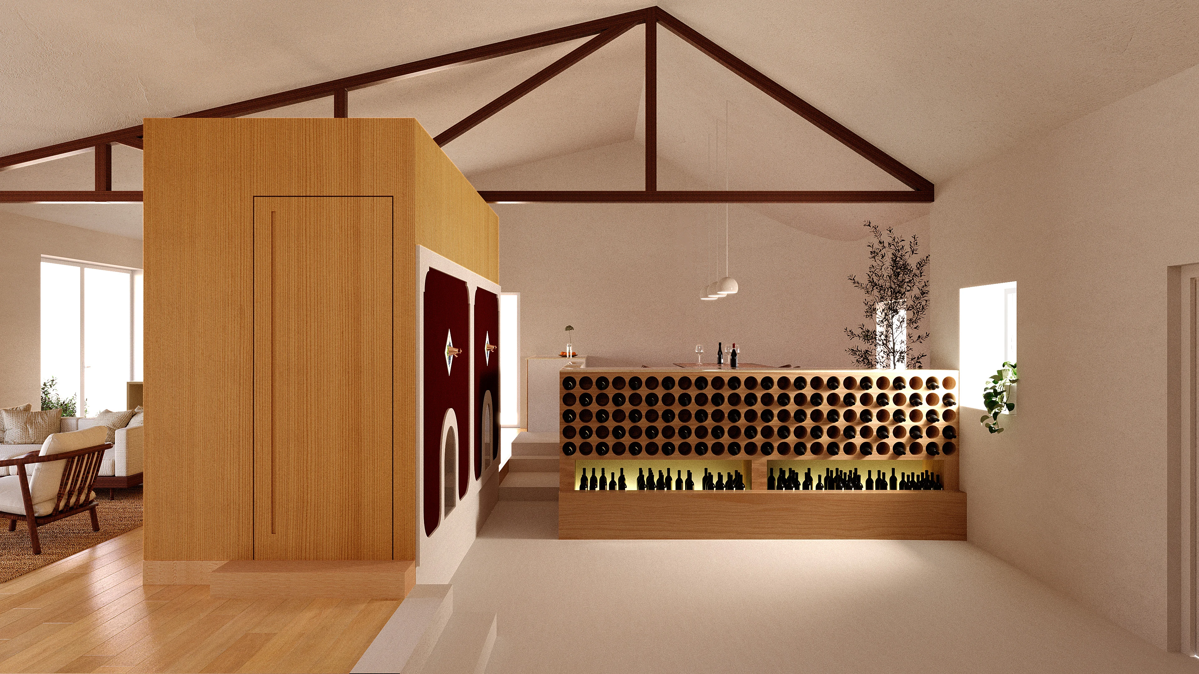Casa Adega — visualização 3D 2
