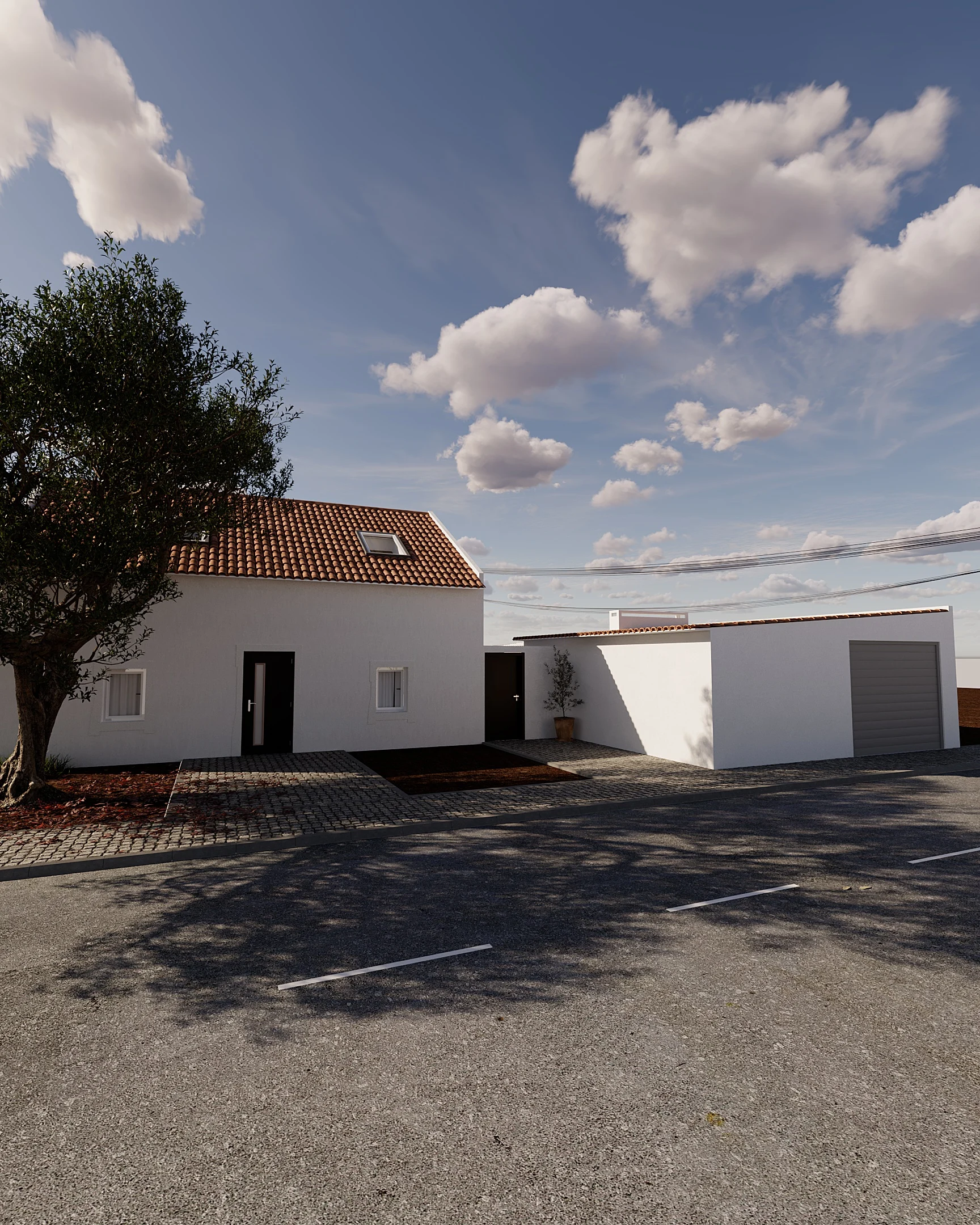 Casa Portuguesa — visualização 3D 3